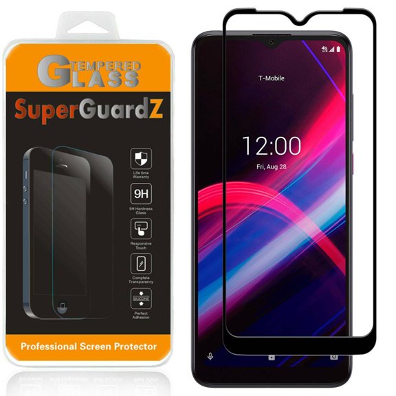 For T-Mobile Revvl 4 (2020 Release) - SuperGuardZ Full Cover Tempered Glass Screen Protector, Edge-To-Edge, 9H, Anti-Scratch, Anti-Bubble, Anti-Fingerprint