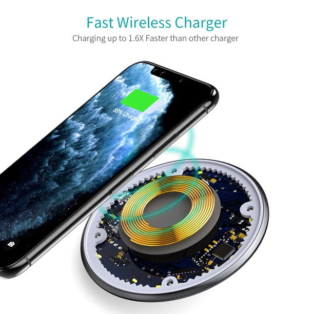 15W Wireless Charger Auto Samsung Huawei Qi Ladestation Auto für iPhone XS/XS Max/XR/X/8/8Plus LG und andere Qi Geräte CHOETECH 15W/10W/7.5W Kfz Induktive Ladestation mit automatischer Klemmung 