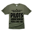 thumbnail image 4 of Mens Pilot T-shirt Funny Pilot Shirts Looking Down On People Since 1903 Shirt Funny Aviation Shirts, 4 of 6
