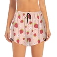 thumbnail image 2 of Fotbe Strawberries Womens High Waist Running Shorts Athletic Workout Quick Dry Shorts for Women with Pockets Gym Yoga Summer Shorts-Medium, 2 of 9
