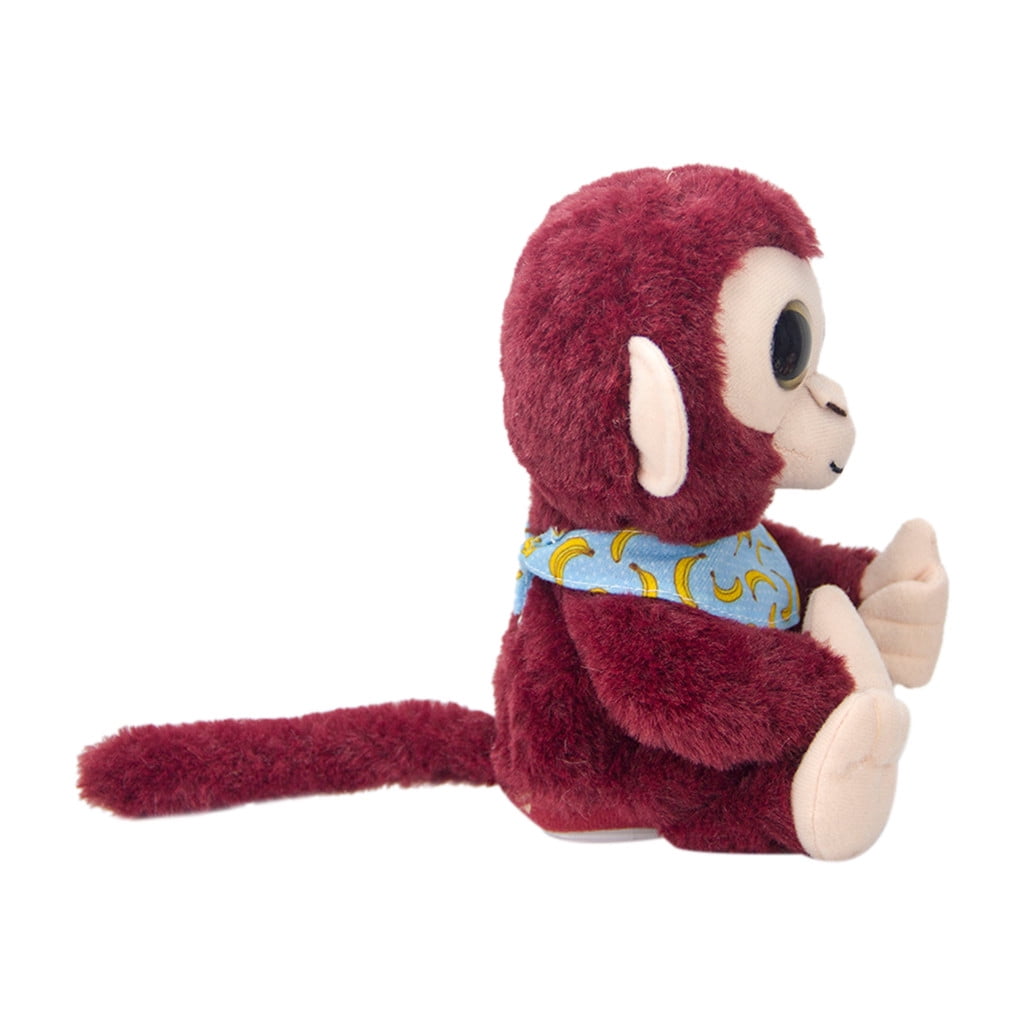 Cute Mimicry Pet Talking Monkey Repeats What You Say Electronic Funny Plush Toy 