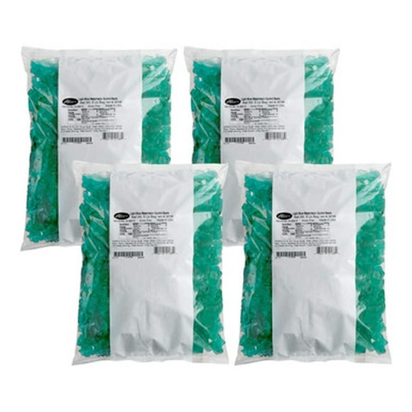 Albanese Light Blue Watermelon Gummi Bears 5 lb. - 4/Case-Refreshing Blue Bears