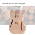 thumbnail image 4 of ammoon TL-F Unfinished Electric Guitar Body Blank Guitar Body Barrel DIY Mahogany and Composite Wooden Body Guitar Parts Accessories, 4 of 7
