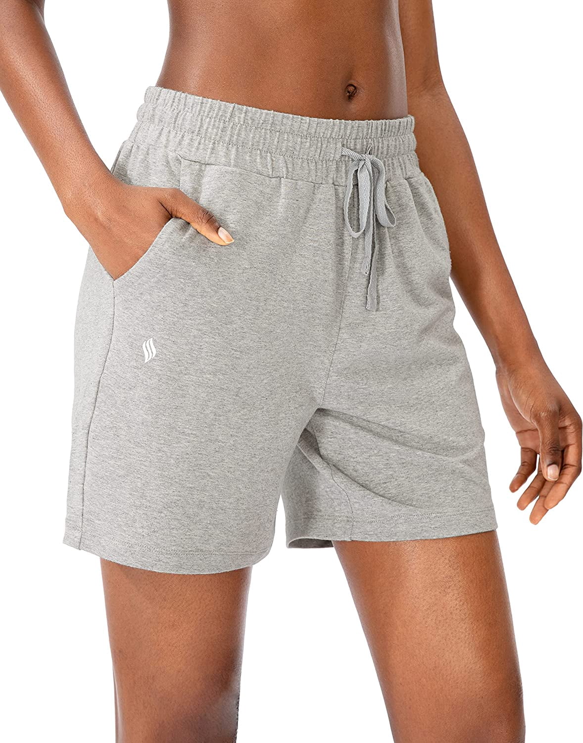 SANTINY Women's Cotton Shorts 5 