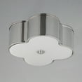 thumbnail image 7 of Maxim 12247WTPN Clover 2 Light 14" Wide Flush Mount Ceiling Fixture - Nickel, 7 of 7