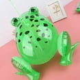 thumbnail image 4 of Vogacara Inflable ojos brillantes rana de dibujos animados estilo lindo juguete de PVC decoración luminosa modelo de Animal elástico juguetes Juguetes, 4 of 6