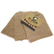 Paintable Burlap Shapes-Mini Tag 3/Pkg