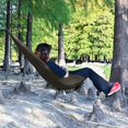 thumbnail image 3 of Onewind Gear Hammock, Portable Mini Sling Hammock, OD Green, 63"x 55", 3 of 8