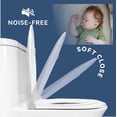thumbnail image 6 of Auktopt Elongated Toilet Seat with Built in Toddler Potty Training Toilet Seat, Soft Close, Easy to Install, White, 6 of 6