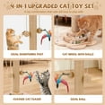 thumbnail image 3 of Poste Rascador para Gatos Con Varita Teaser Sisal Natural Suministros, 3 of 8