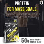 Lean Gainer Premium Mass Builder 12 LBS and 8 LBS Size availables Creamy Vanilla / 12 LBS