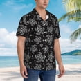 thumbnail image 5 of Fotbe Turtle Hawaiian Shirt for Men Unisex Summer Beach Casual Short Sleeve Cotton Linen Button Down Shirts-Small, 5 of 9