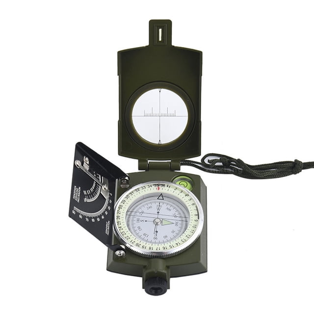 RYRDWP Clearance Boussole Multifonctionnelle Extérieure – Échelle Graduée, Cadran Vertical, Pente et Veilleuse pour Navigation Aventure