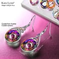 thumbnail image 2 of Pendientes Kate Lynn Nickel Phoenix Crystal para mujer, 2 of 7