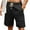 Black, variant on Fanxing Mens Plus Linen Shorts Casual Athletic Pants Regular Fit Cotton Active Cargo Shorts with Pockets Navy,M