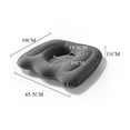 thumbnail image 5 of Cojín de asiento inflable, almohadas para levantar glúteos para el hogar, coche, silla de oficina, silla de ruedas, cojín para silla alivia las hemorroides en la espalda del coxis, 5 of 5