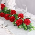 thumbnail image 6 of Zukuco 12Pcs Silk Roses Artificial Flowers Realistic Single Stem Flowers Fake Rose Bouquet for Arrangement Wedding Party Office Home Decor (Red), 6 of 7