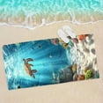 thumbnail image 4 of Riecok Beach Towels Oversized Microfiber Sand Free Beach Towel for Kids/Children/Adults (150x75CM), 4 of 10