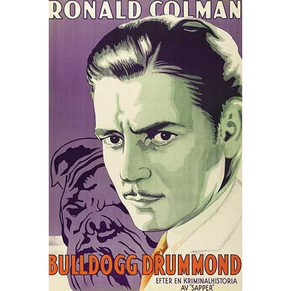 Bulldog Drummond-Fine art canvas print (20" x 30")