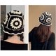 thumbnail image 5 of Gorro de punto para mujer Boho Knit Bucket Hat hecho a mano Bell Cr JM, 5 of 5