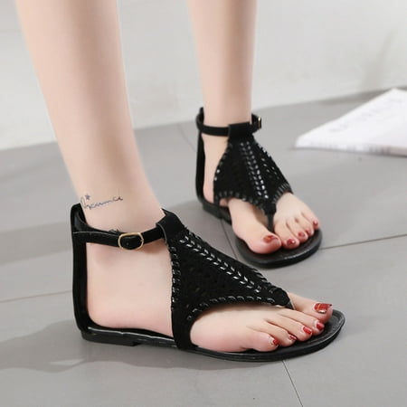 

Egmy Women Sandals Wear Lazy Summer People Casual Plus-Size Shoes