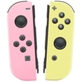 thumbnail image 1 of Controlador Switch para Nintendo Switch, control remoto con vibración dual, control de movimiento, captura de pantalla y activación (rosa y amarillo), 1 of 8