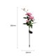 thumbnail image 3 of Iluminación Del Jardín Lámpara 3 LED Solar Rose Light Outdoor Garden Yard Lawn Ground Lamp Decoración festiva para fiestas Sywqhk Para estrenar, 3 of 6