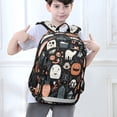 thumbnail image 6 of Backpack 12.9 *5.1 * 17.7 Inches Outing Backpack, Shopping Backpack, Travel Backpack Seamless Halloween Pattern, 6 of 7