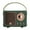 Vert, variante sur lionlar Support de Décoration Rétro Bluetooth, Carte TF, AUX pour Bureau Fête Bureau Bleu