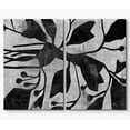 thumbnail image 3 of PixonSign Canvas Print Wall Art Set Abstract Flowers and Vine Botanical Plants Illustrations Modern Art Alternative Dramatic Dark Black and White for Living Room, Bedroom, Office - 16"x24"x2, 3 of 5