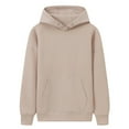 thumbnail image 4 of Ediodpoh Oversized Drop Shoulder Hoodies for Women Pullover Sweatshirt Lined Warm Soft Cozy Casual Streetwear Fashion Hooded Top White_002 XXL, 4 of 4