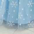 thumbnail image 6 of MSemis Infant Baby Girl Snowflake Christmas Princess Dress Xmas Party Formal Dresses Pageant Bowknot Sky Blue 90, 6 of 7