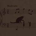thumbnail image 3 of CafePress - Cat Toying With Note V.2 Dark T Shirt - 100% Cotton T-Shirt, 3 of 4
