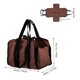 thumbnail image 5 of Hytrove Bolsa Para Guardar De Lona Marrón Plegable Fácil De Transportar Y Almacenar, 5 of 6