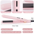 thumbnail image 3 of Deago Hair Straightener, Fast Heating Ceramic Flat Iron with Negative Ions, 2 in 1 Straightener and Curler Styling Tool for Professional Salon Straighten/Curl/Wave, 3 of 9