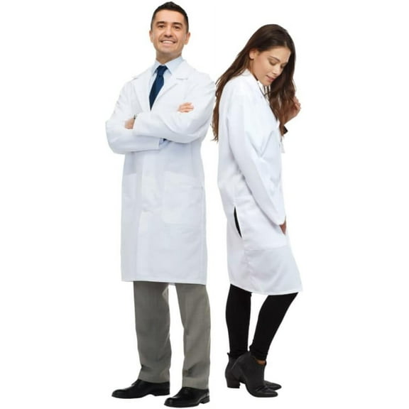 Dress Up America Lab Coat - Doctors White Lab Coat Costume for Adults - 3/4 Length Lightweight Lab Coats for Women and Men