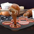 thumbnail image 2 of NutriChef 8-Piece Nonstick Stackable Bakeware Set - PFOA, PFOS, PTFE Free Baking Tray Set w/Non-Stick Coating, 450&deg;F Oven Safe, Round Cake, Loaf,, 2 of 10