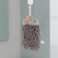 thumbnail image 2 of Miangastore Hanging Towel Grey Chenille Fabric Water Absorbent Simple Appearance Design 1Pack, 2 of 9