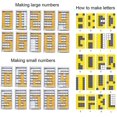 thumbnail image 4 of Jinsinto Cake Tins, Digital Baking Mold Movable Squares Mould Trays Diy Tool, 4 of 5