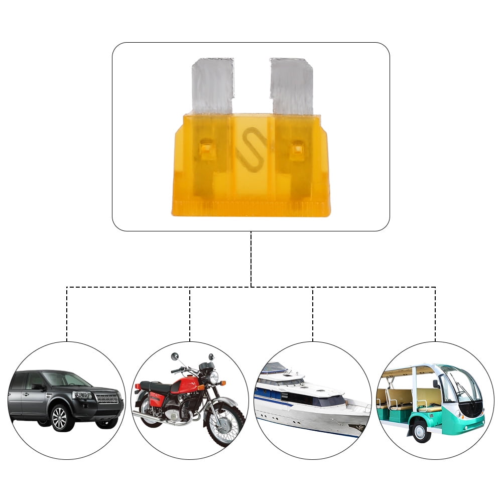 80Pack 40 AMP ATC/ATO Standard Regular Fuse Blade,Car Fuses Assortment Kit, Blade-type Automotive Fuses,Replacement Fuses for Car/RV/Truck/Motorcycle/Boat
