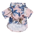 thumbnail image 2 of 4 Uds. Ropa para perro mascota poliéster estampado hawaiano suave transpirable para viajes en la playa JShteea El nuevo, 2 of 9