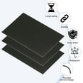 thumbnail image 3 of Uxcell Anodized Aluminum Sheet Metal, Laser Plates Engraving Blanks Rectangle for Crafting DIY House Laser Engraving Black 2.1x3.3 inch 15Pcs, 3 of 6