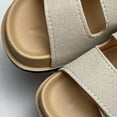 thumbnail image 6 of Jamicy Summer Sandals for girls Adjustable Double Strap with Arch Support Footbed & Non-Slip Sole Lightweight Suede-Look for Beach, Outdoor, Party, 6 of 8