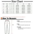 thumbnail image 3 of JIUKE Capri Pants for Women Plus Size Cotton Linen Casual Summer Drawstring High Waisted Solid Lounge 3/4 Pants, 3 of 6