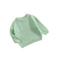thumbnail image 2 of GXFC Little Girls Fall Sweaters 6M 12M 18M 2T 3T 4T 5T Kids Girls Long Sleeve Solid Knit Pullovers Tops Casual Fall Knitwear Clothes for Children Girls, 2 of 7