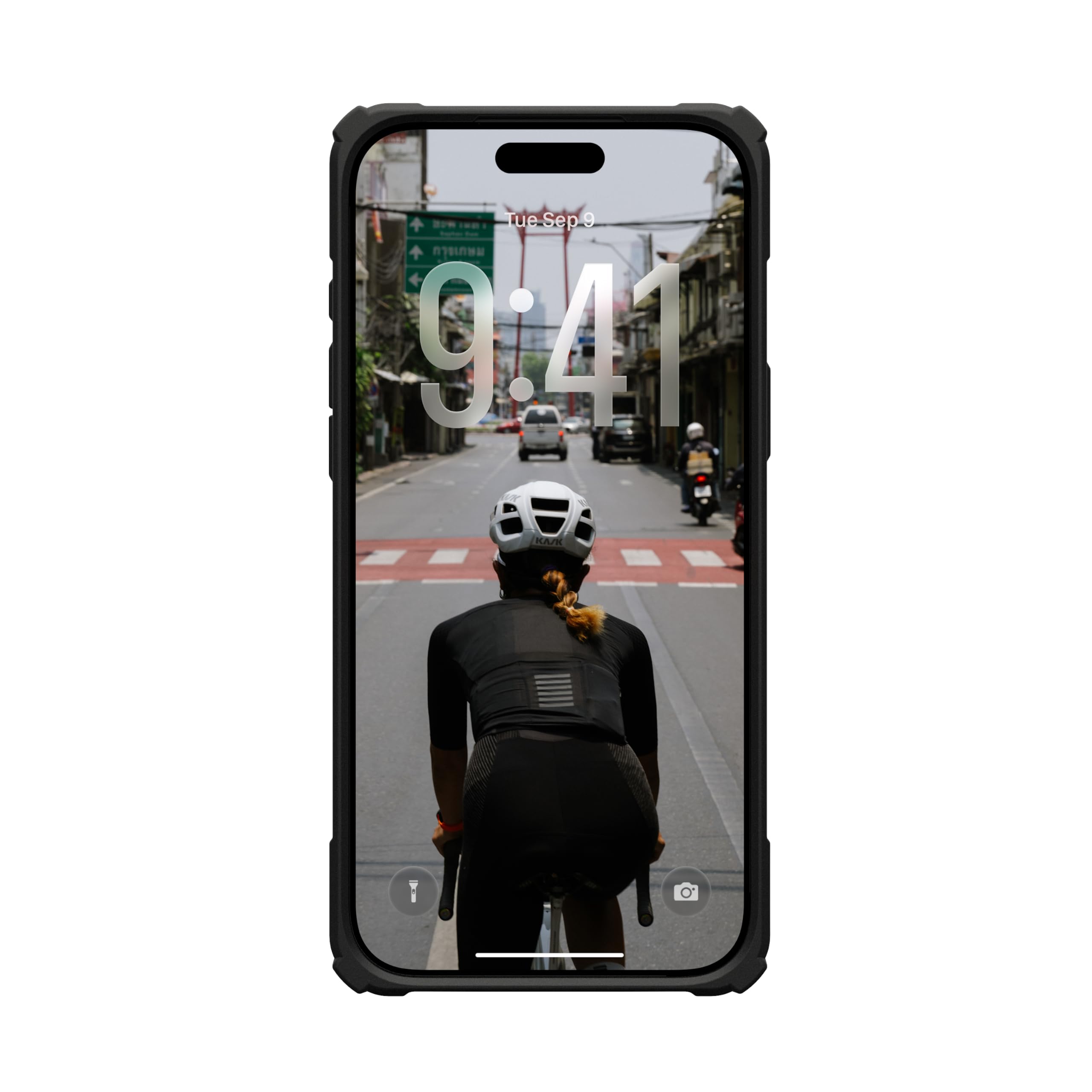 UAG iPhone 17 Pro Max Case with Kickstand Plasma XTE - Compatible with MagSafe Transparent Military Grade Protective Cover, Black/Clear