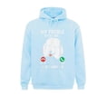 thumbnail image 4 of Mi caniche me llama, debo irme, divertida mascota, amante de los perros, dueño, sudaderas con capucha con estampado navideño para hombres, sudaderas con capucha acogedoras, caprichosas, 4 of 5