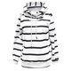 thumbnail image 4 of Blusa de manga larga con cuello alto y estampado de rayas para mujer Fridja  fksj4105, 4 of 5
