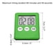 thumbnail image 2 of Temporizador Digital Uxcell, 2 paquetes de reloj de cuenta regresiva/ascendente pequeño con imán, temporizador de cocina verde, 2 of 5