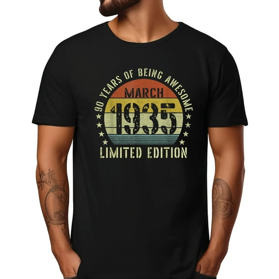Legend 1935 90th Birthday Gifts for Men Women 90 Year Old T-Shirt